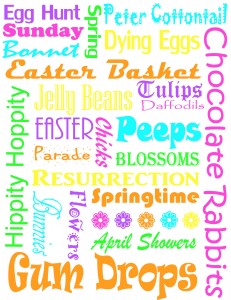 Easter Subway Art